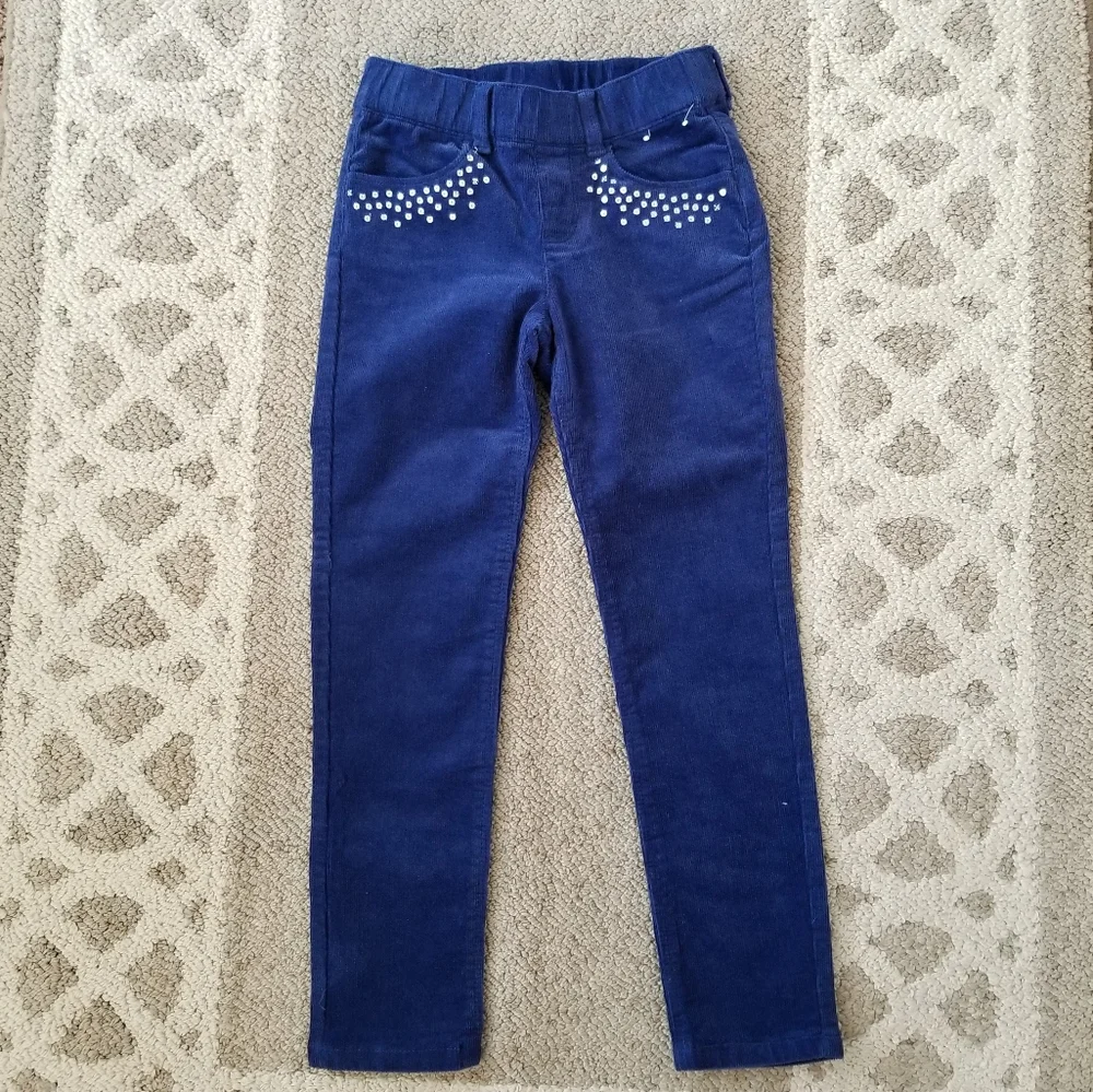 Gymboree Corduroy Sequin Pants Girls Size 5